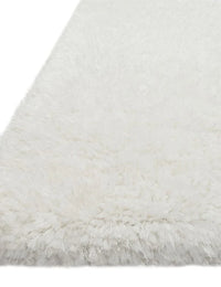 White Solid Plush Shag Rug - Image 4