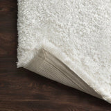 White Solid Plush Shag Rug - Image 5