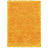 Yellow Solid Plush Shag Rug - Image 2