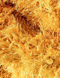 Yellow Solid Plush Shag Rug - Image 3