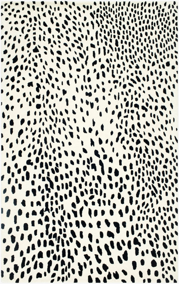 Zebra Modern Hand-Tufted Wool Rug - Image 1