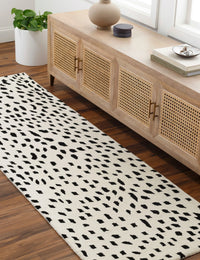 Zebra Modern Hand-Tufted Wool Rug - Image 3