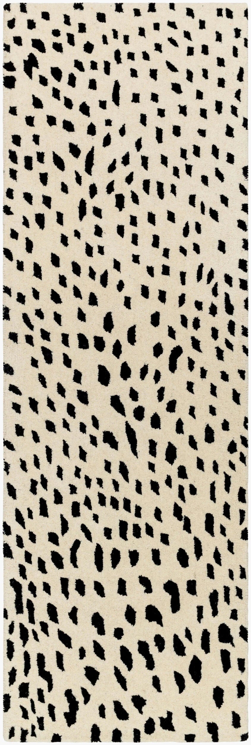 Zebra Modern Hand-Tufted Wool Rug - Image 4