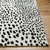 Zebra Modern Hand-Tufted Wool Rug - Image 5