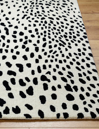 Zebra Modern Hand-Tufted Wool Rug - Image 5