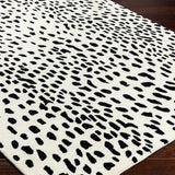 Zebra Modern Hand-Tufted Wool Rug - Image 6