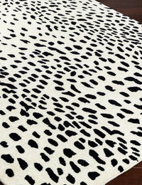 Zebra Modern Hand-Tufted Wool Rug - Image 6