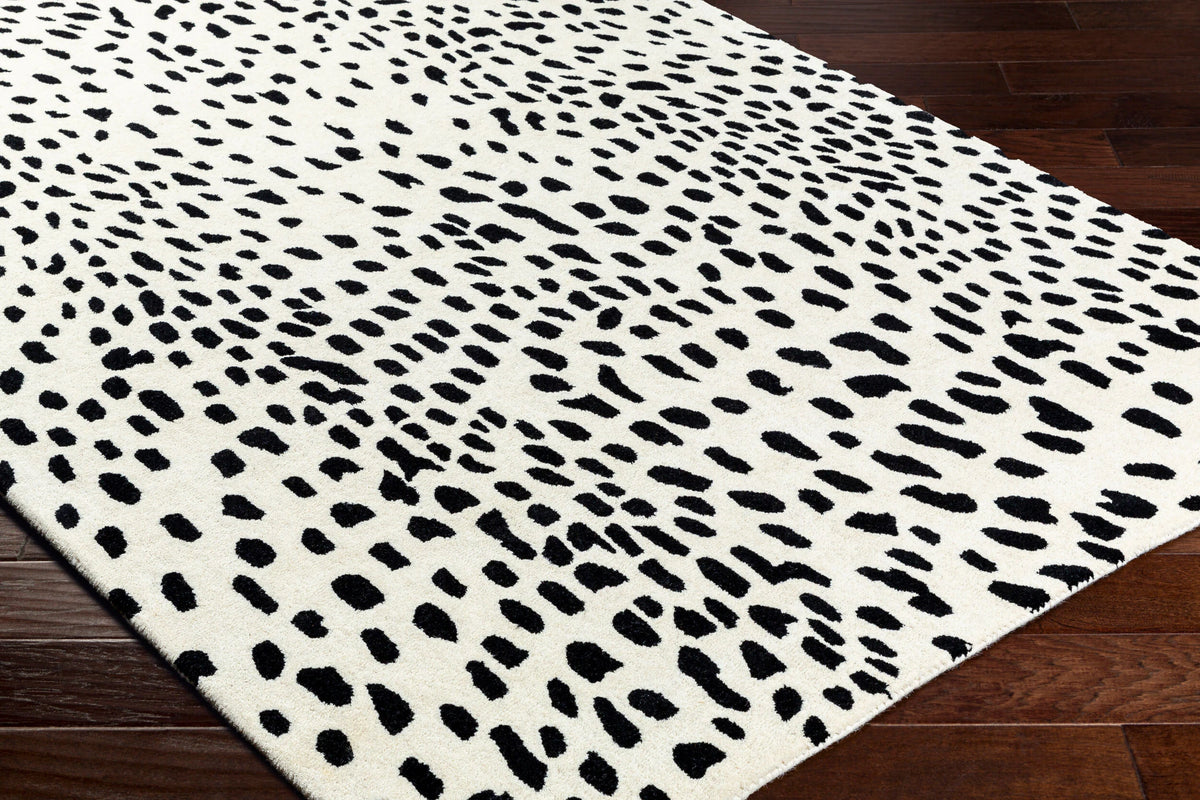 Zebra Modern Hand-Tufted Wool Rug - Image 6