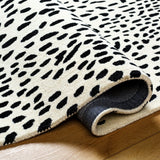 Zebra Modern Hand-Tufted Wool Rug - Image 7
