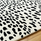Zebra Modern Hand-Tufted Wool Rug - Image 8