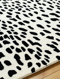 Zebra Modern Hand-Tufted Wool Rug - Image 8