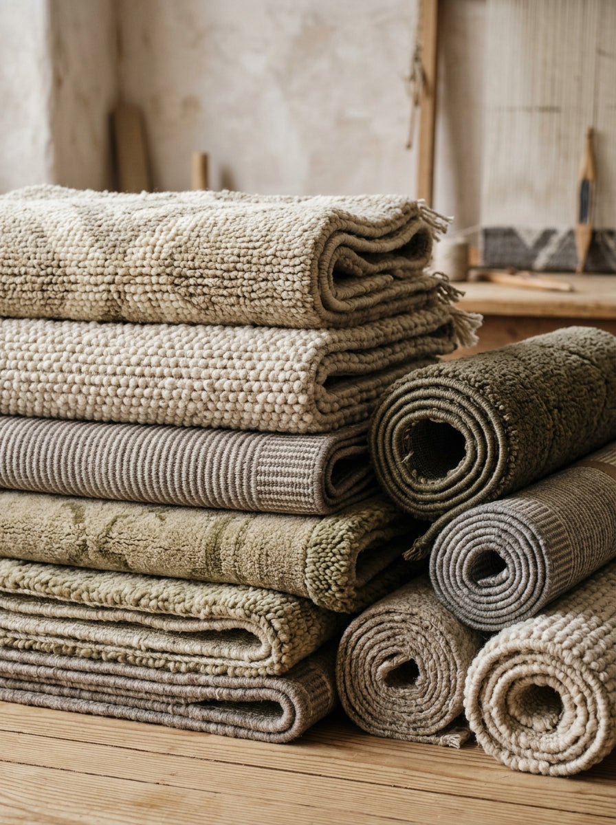 Artisanal Handcrafted Rug Textures and Weaves by HI-HOMES